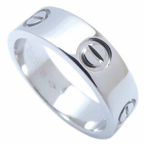 CARTIER Silver Love Ring #53